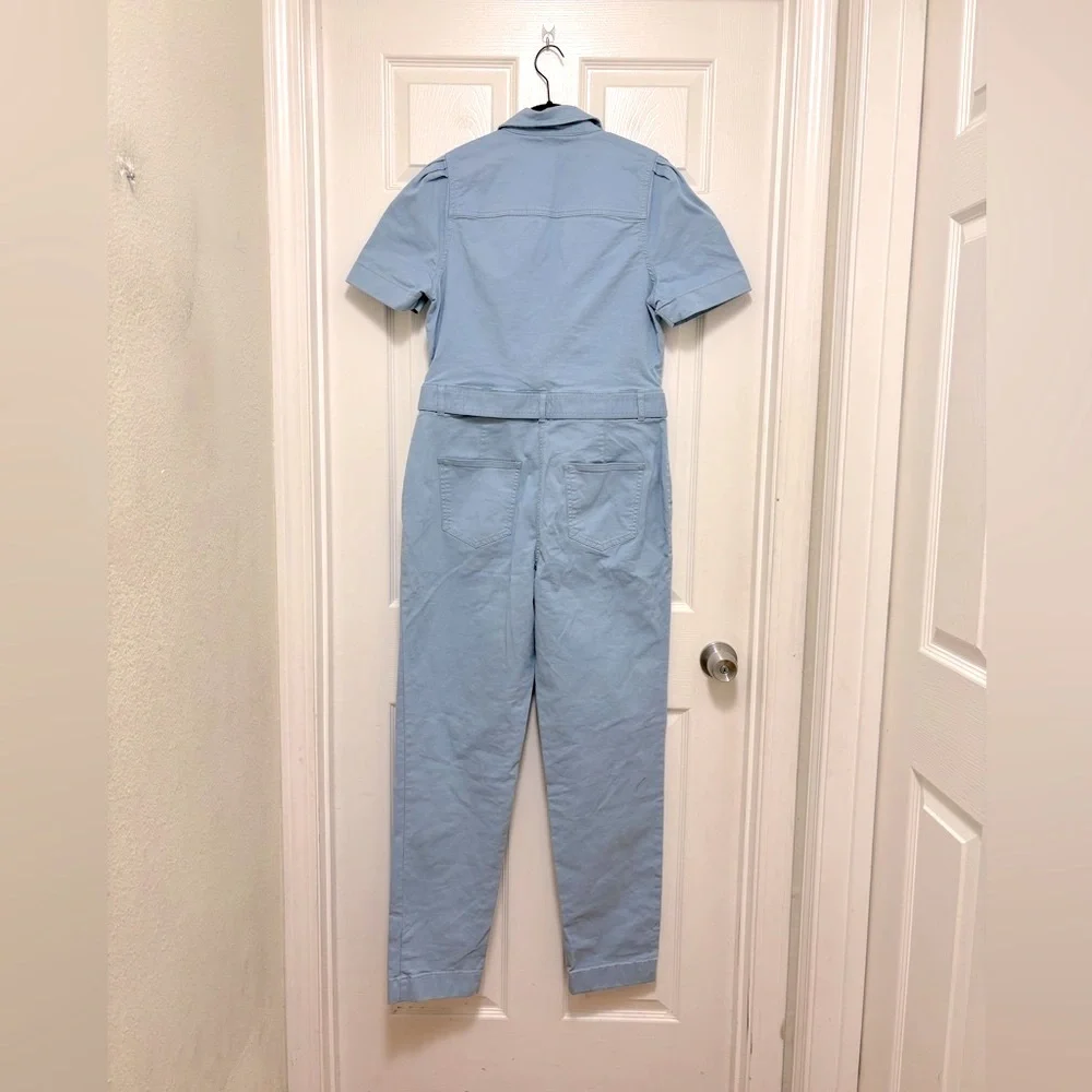 NWT BODEN Puff Sleeve Jumpsuit in Breeze - Picture 9 of 11